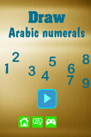 Draw Arabic numerals screenshot 2
