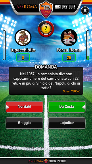 【免費遊戲App】AS Roma History Quiz-APP點子