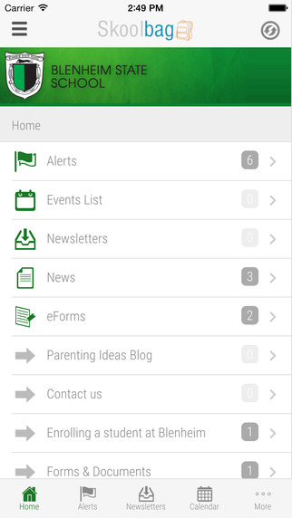 【免費教育App】Blenheim State School - Skoolbag-APP點子