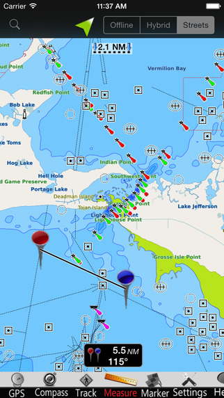 免費下載交通運輸APP|Louisiana GPS Nautical charts app開箱文|APP開箱王