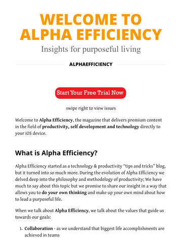 免費下載生產應用APP|Alpha Efficiency Magazine app開箱文|APP開箱王