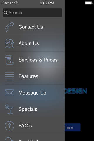 Blue Viper App Design screenshot 2