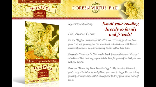 【免費生活App】Healing with the Fairies Oracle Cards - Doreen Virtue, Ph.D.-APP點子