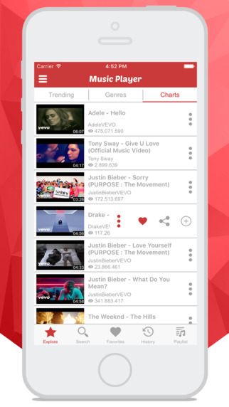 Free Music Player - Playlist Manager for YouTube Video Tube