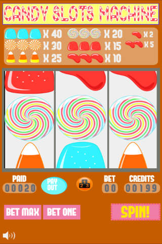Candy Slot Machine : Best Free Casino Game screenshot 3