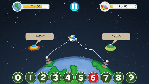 【免費遊戲App】Math Defender: Protect Earth with your knowledge for Kids-APP點子