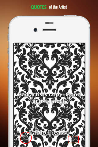 Damask Print Wallpapers HD: Quotes Backgrounds Creator with Best Designs and Patterns screenshot 3