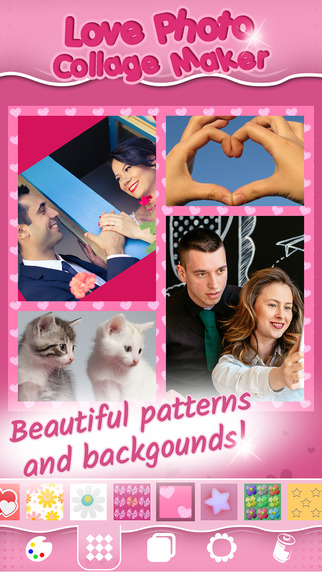 Love Photo Collage Maker - Add Cute Effects Decorate Your Romantic Pics