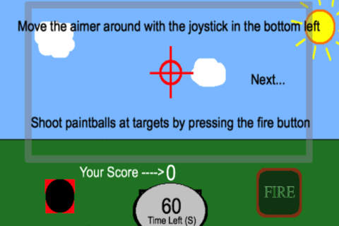 Gun Range Paintball Free screenshot 2
