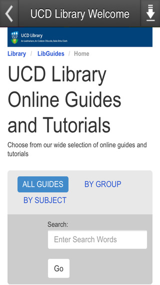 UCD Library Welcome