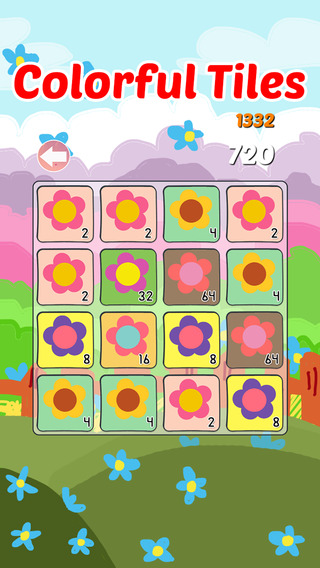 【免費遊戲App】AAA+ 2048 Flowers Mania: Amazing Blossom Garden Tiles Numbers Puzzle Match Game For Limited Editions-APP點子