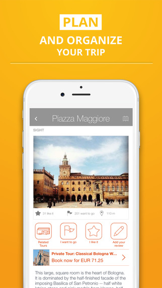 【免費旅遊App】Bologna - your travel guide with offline maps from tripwolf (guide for sights, restaurants and hotels)-APP點子