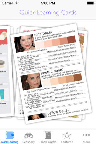 Cosmetics Dictionary: Free Makeup Video Lessons and Flashcards screenshot 3
