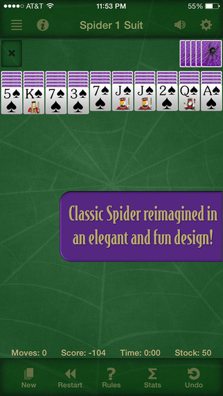 Spider Solitaire Free by Solebon