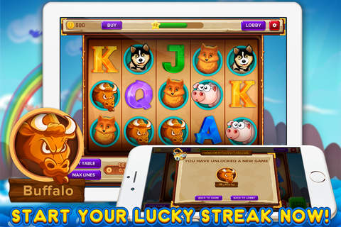 ` AAA Buffalo Slot Bonanza Bash (Lucky Jackpot Slots Casino) Slot Machine Games screenshot 2