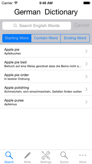 German Dictionary English Free With Sound - Deutsch Wörterbuch Kostenlose mit Ton