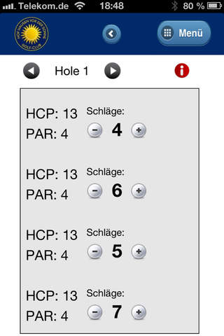 Golf-Club Hof Hausen vor der Sonne – Golfclub-App screenshot 3