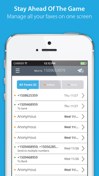 FaxNgo - Mobile phone fax app