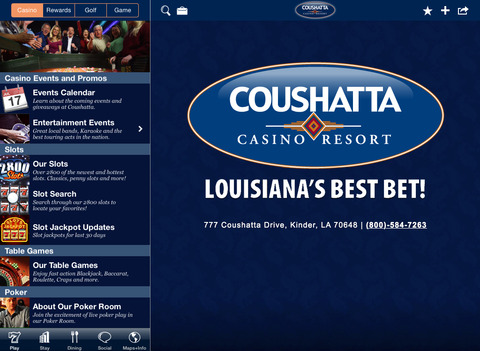 【免費旅遊App】Coushatta Casino Resort-APP點子