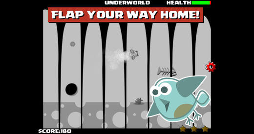 【免費遊戲App】Finger Bug flap your way home-APP點子