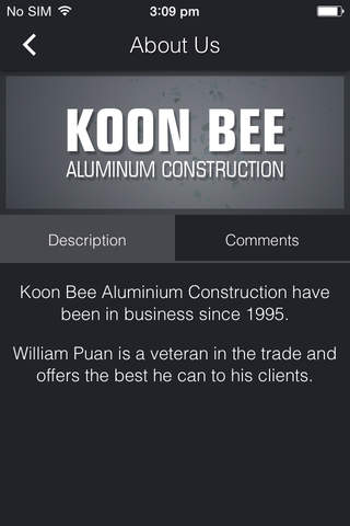 Koon Bee Aluminum Construction screenshot 4