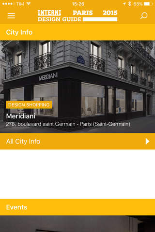 INTERNI Design Guide Paris 2015 screenshot 2