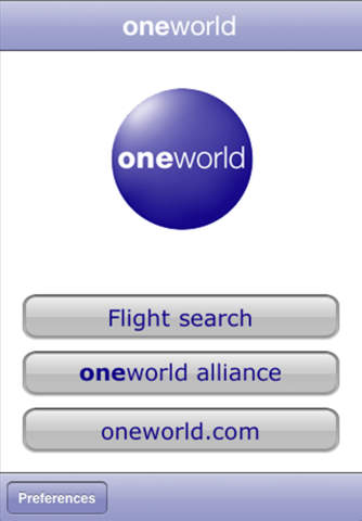 oneworld flight search screenshot 2