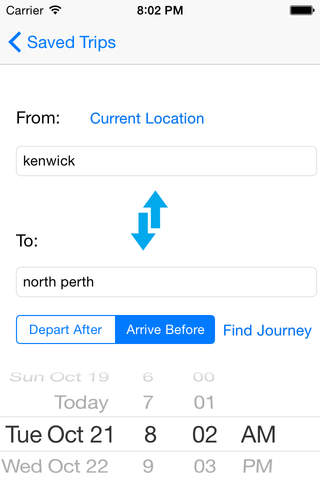 Perth Journey Planner screenshot 3
