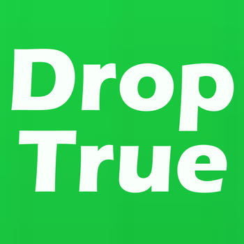 Drop True LOGO-APP點子