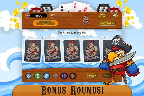Video Poker LITE - Narrow Seas screenshot 3