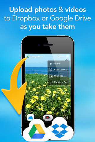 UploadCam PRO - Camera App for Dropbox and Google Drive screenshot 2