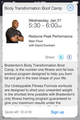 Redzone Fitness Center screenshot 2