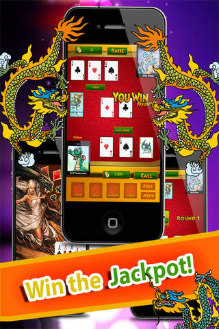 Dragon Hold'em Poker Pro -   A Never - Ending Gamble Gambling Poker Online Fun screenshot 2