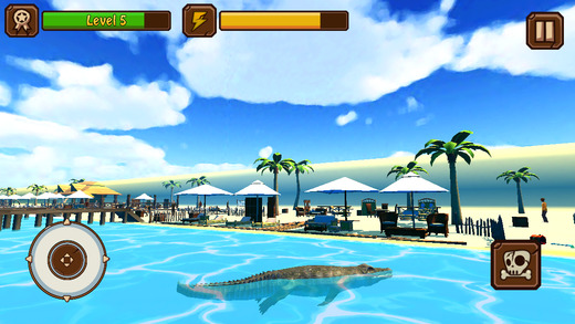 【免費遊戲App】Crocodile Attack 3D Pro-APP點子