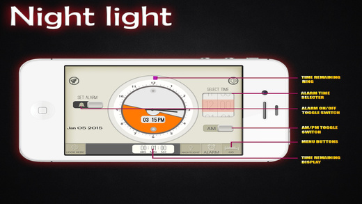 Night Light + : Ultimate Nightstand and Alarm Clock