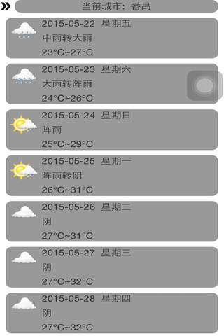 鹦鹉螺天气预报 screenshot 2