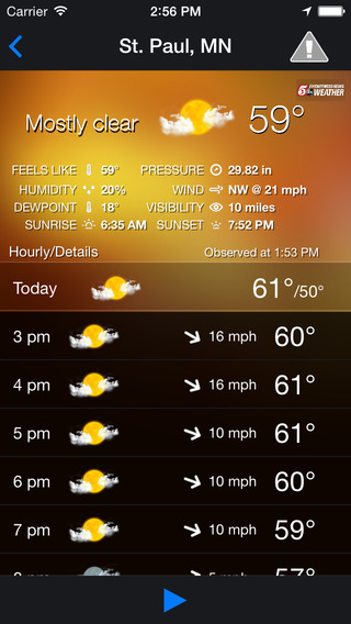 【免費天氣App】KSTP Severe Weather Mpls-St. Paul-APP點子