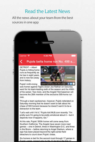 LAA Baseball Schedule Pro — News, live commentary, standings and more for your team! screenshot 3