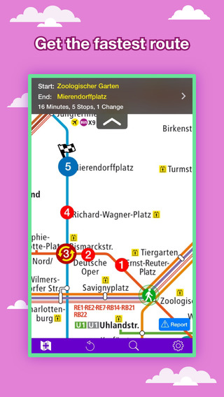 【免費旅遊App】Berlin Transport Map - U-Bahn Map for your phone and tablet-APP點子