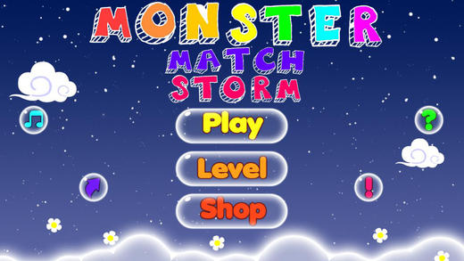 【免費遊戲App】Monster Match Storm-APP點子