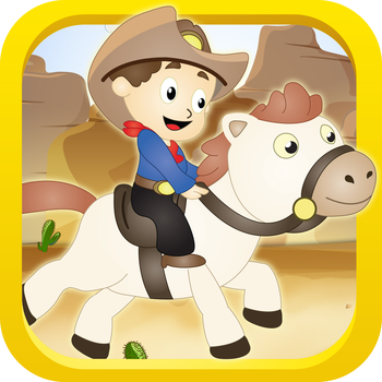 Wild West Cowboy Jump - A horse riding adventure throught the Texan dessert LOGO-APP點子