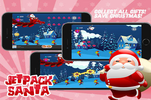 JetPack Santa Pro: A Santa Christmas JoyRun! screenshot 3