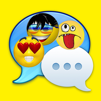 Animated Stickers App Free - Funny Face Emoji In Text messengers LOGO-APP點子