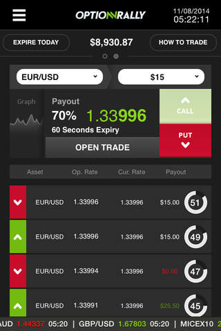 OptionRally Live Trader screenshot 2