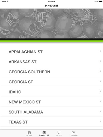 【免費運動App】2014 Sun Belt Conference Football Schedule-APP點子