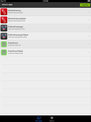 MobiAgua Tablet App Previewer screenshot 2