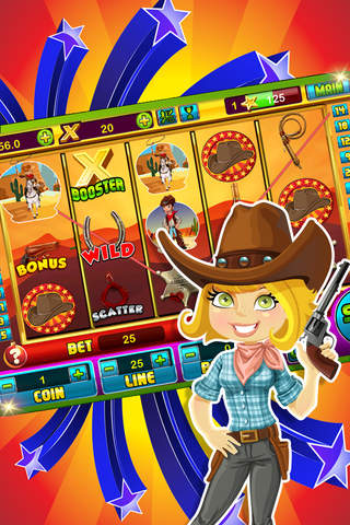 Wild West 777 Win Virtual Money By Spin slot Machine in Casino PRO screenshot 3