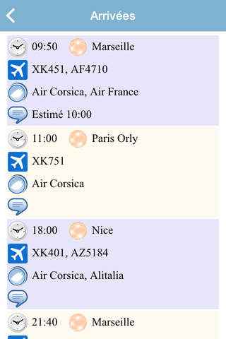 Aéroport Figari Flight Status screenshot 3