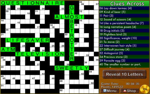 Crossword Professional HD screenshot 3