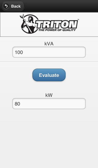 【免費生產應用App】Triton Power kW Calculator-APP點子